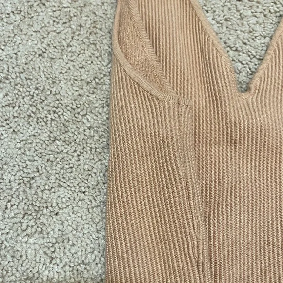 Abercrombie & Fitch Tan Knit Tank Top - Picture 4 of 4